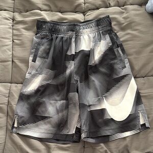 Nike boy’s Black and Gray Athletic Shorts